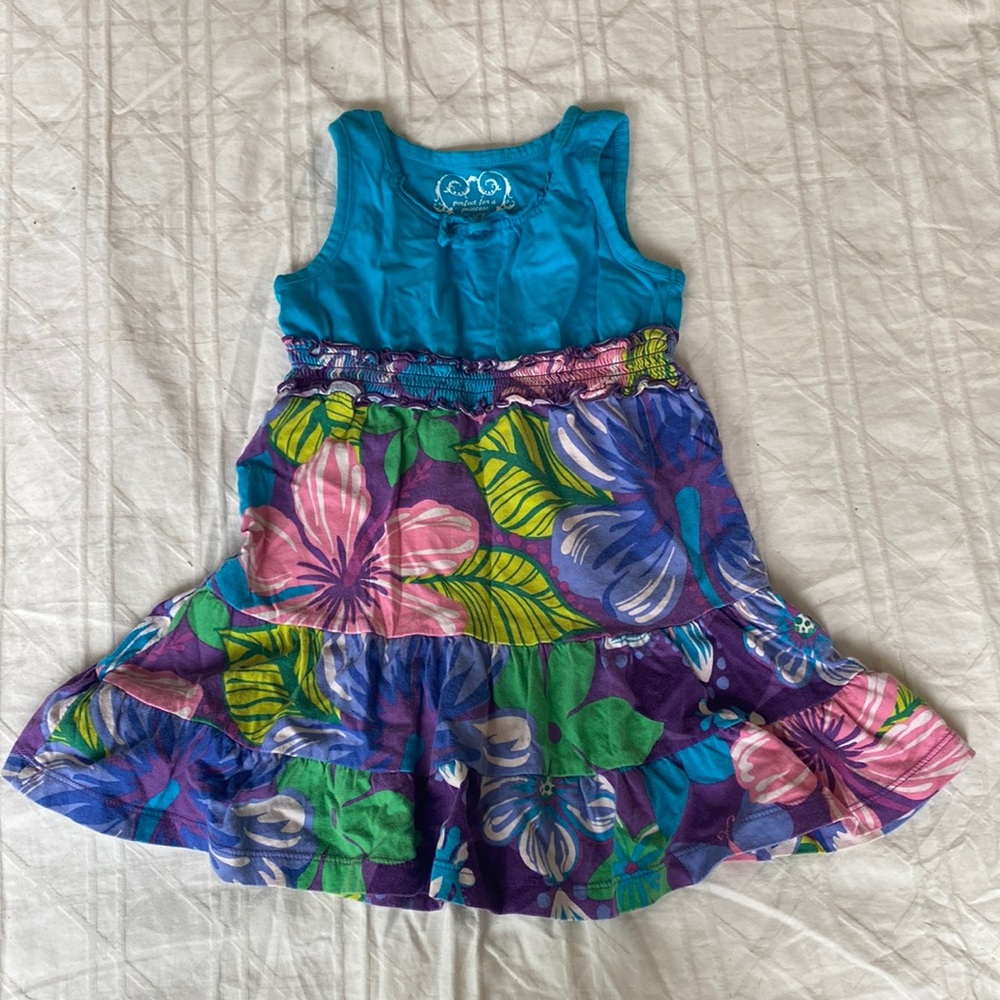 jersey floral summer dress size 4T